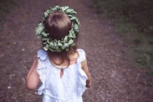 celebrating Midsummer with your preschooler with nature and flower wreaths
